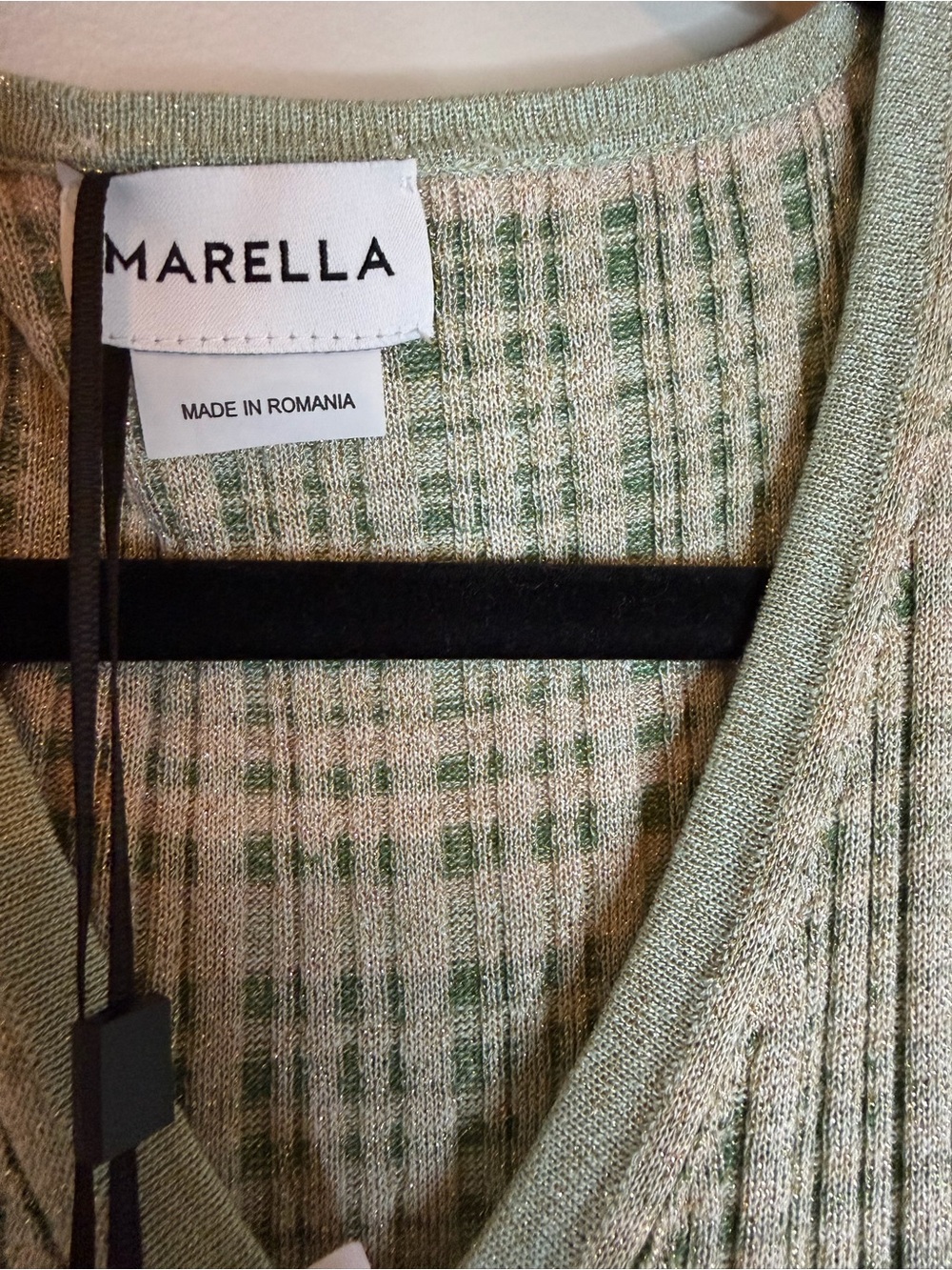 Marella ENZIANA Ribbed Knit Lurex Dress Size S - Picture 5 of 6
